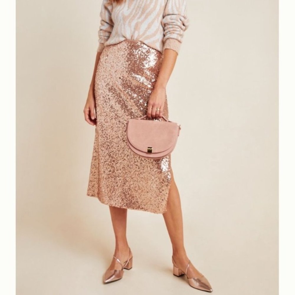 Anthropologie Sunday in Brooklyn Pink Skirt Sz 4